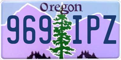 OR license plate 969IPZ