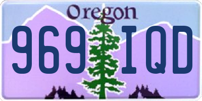 OR license plate 969IQD