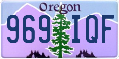 OR license plate 969IQF