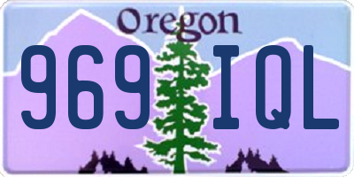 OR license plate 969IQL