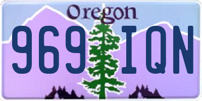 OR license plate 969IQN