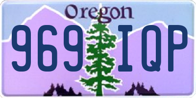 OR license plate 969IQP