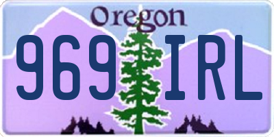 OR license plate 969IRL