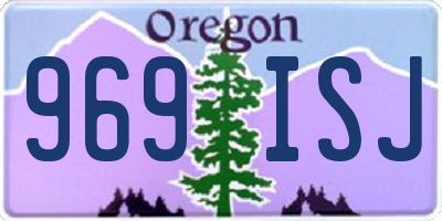 OR license plate 969ISJ