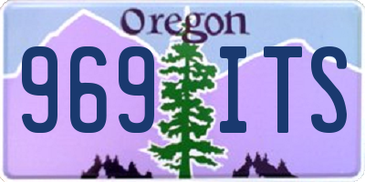 OR license plate 969ITS