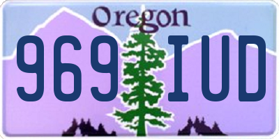 OR license plate 969IUD