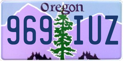 OR license plate 969IUZ