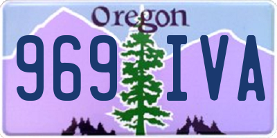 OR license plate 969IVA