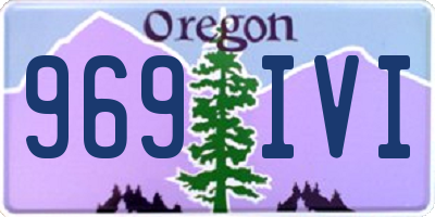 OR license plate 969IVI