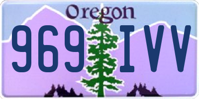OR license plate 969IVV