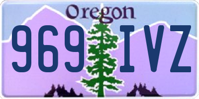 OR license plate 969IVZ