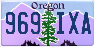 OR license plate 969IXA