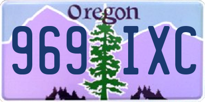 OR license plate 969IXC