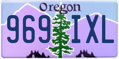 OR license plate 969IXL