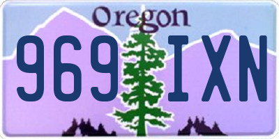 OR license plate 969IXN