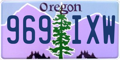 OR license plate 969IXW