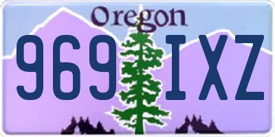 OR license plate 969IXZ