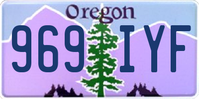 OR license plate 969IYF
