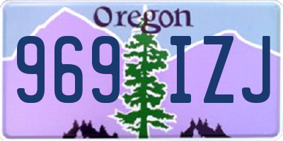 OR license plate 969IZJ