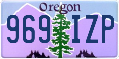 OR license plate 969IZP