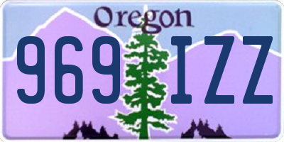 OR license plate 969IZZ