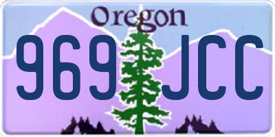 OR license plate 969JCC