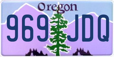 OR license plate 969JDQ