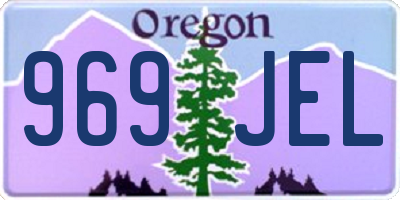 OR license plate 969JEL