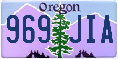 OR license plate 969JIA