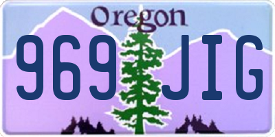 OR license plate 969JIG