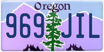 OR license plate 969JIL