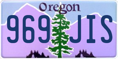 OR license plate 969JIS
