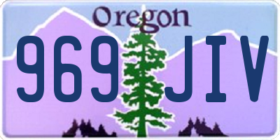 OR license plate 969JIV