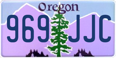 OR license plate 969JJC