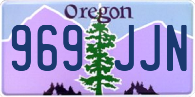 OR license plate 969JJN