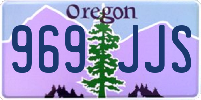 OR license plate 969JJS