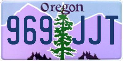 OR license plate 969JJT