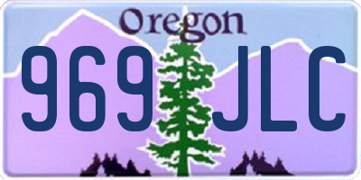 OR license plate 969JLC