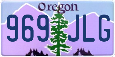 OR license plate 969JLG