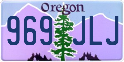 OR license plate 969JLJ