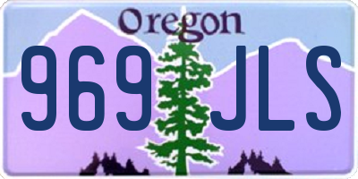 OR license plate 969JLS