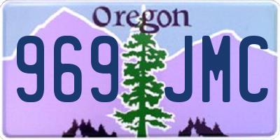 OR license plate 969JMC