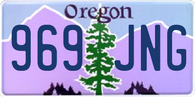 OR license plate 969JNG