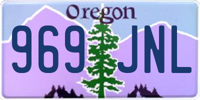 OR license plate 969JNL