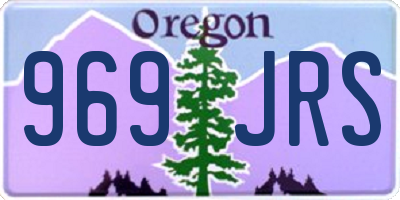 OR license plate 969JRS