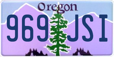 OR license plate 969JSI
