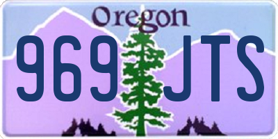 OR license plate 969JTS