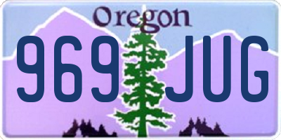 OR license plate 969JUG