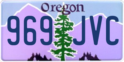 OR license plate 969JVC