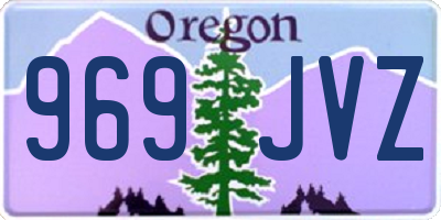 OR license plate 969JVZ